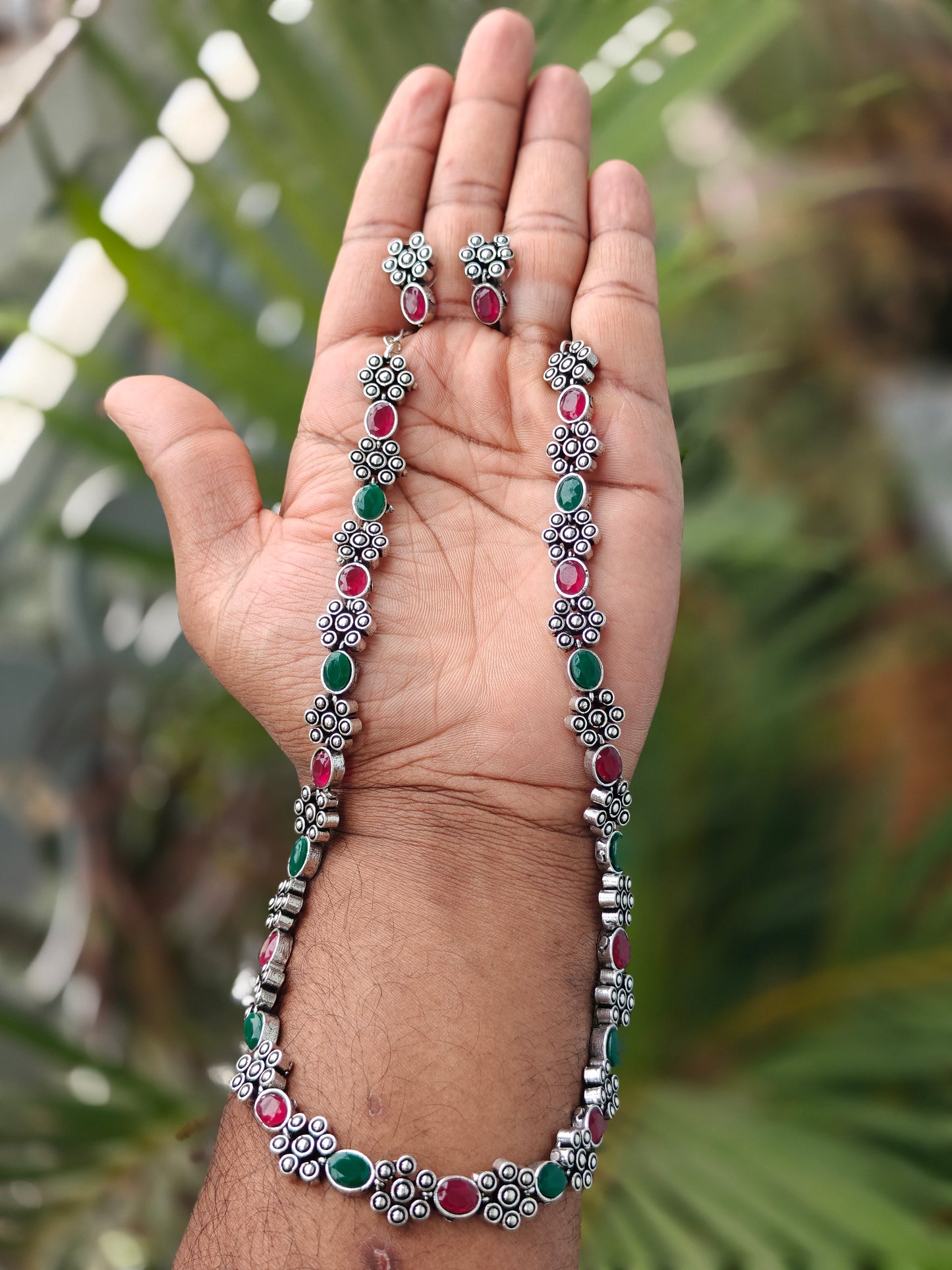 Florette Oxidised Necklace