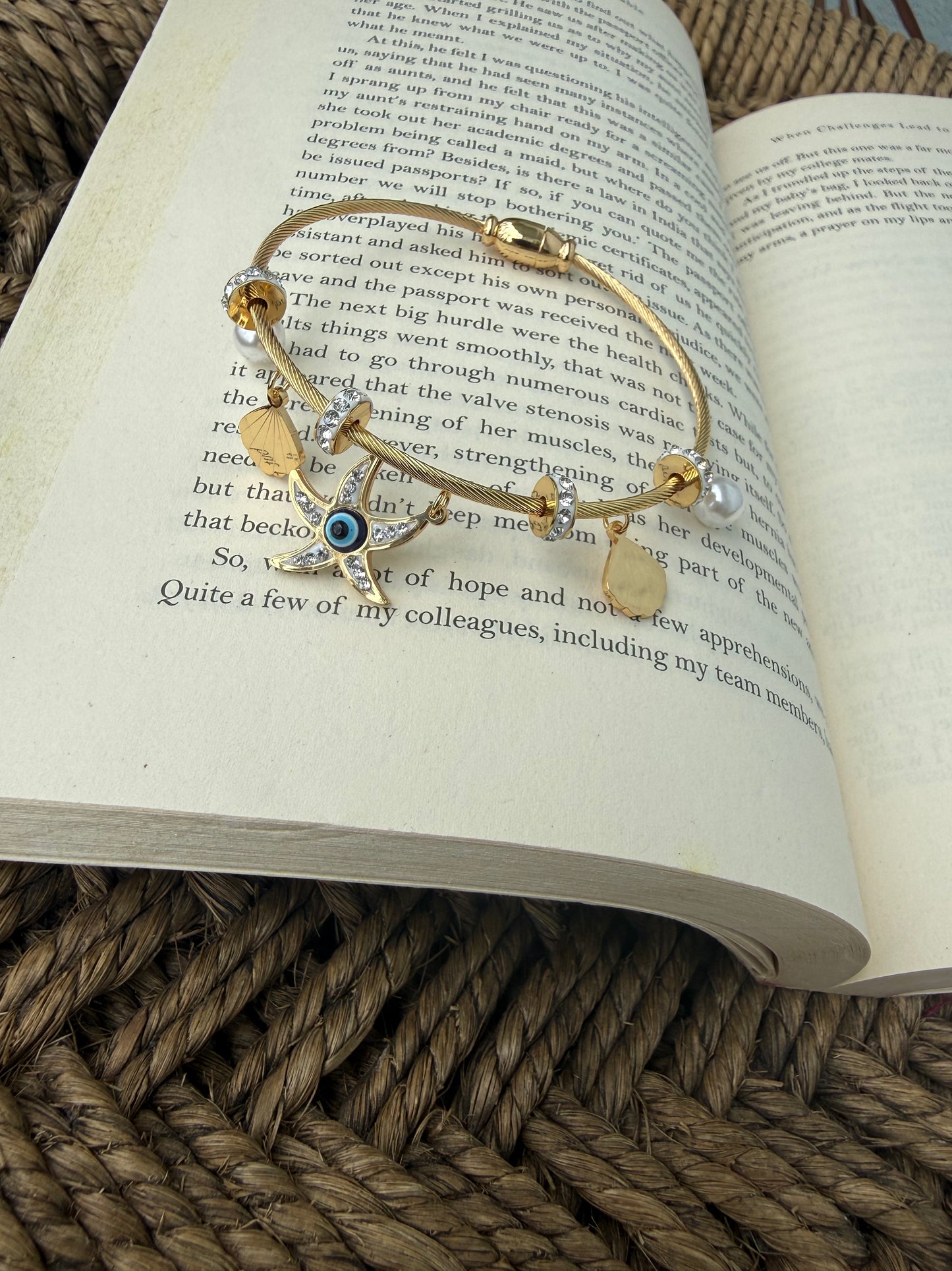The Sea Star Evil Eye Bracelet
