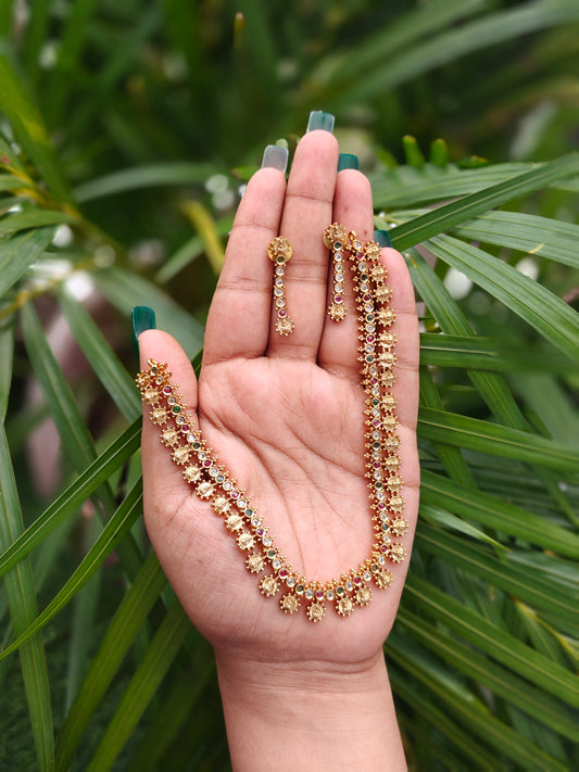 Shubha Lakshmi Necklace Set