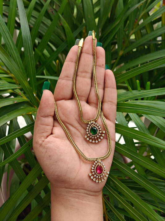 Teardrop Stone Necklace