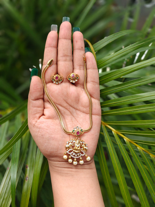 Lakshmi Temple Pendant