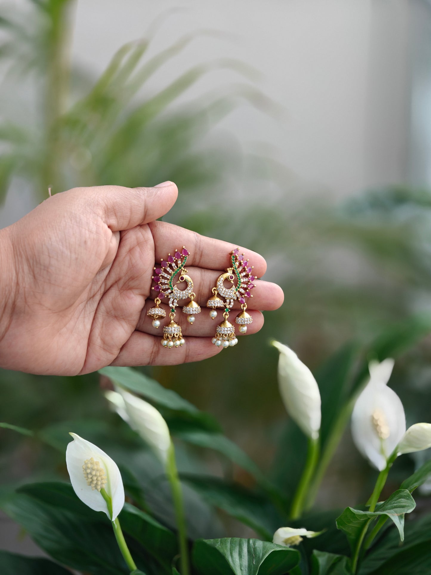 Mayura Pearl Jhumka