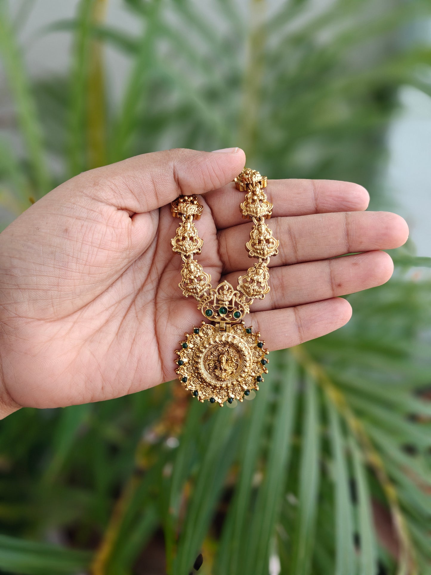 Lakshmi Medallion Necklace