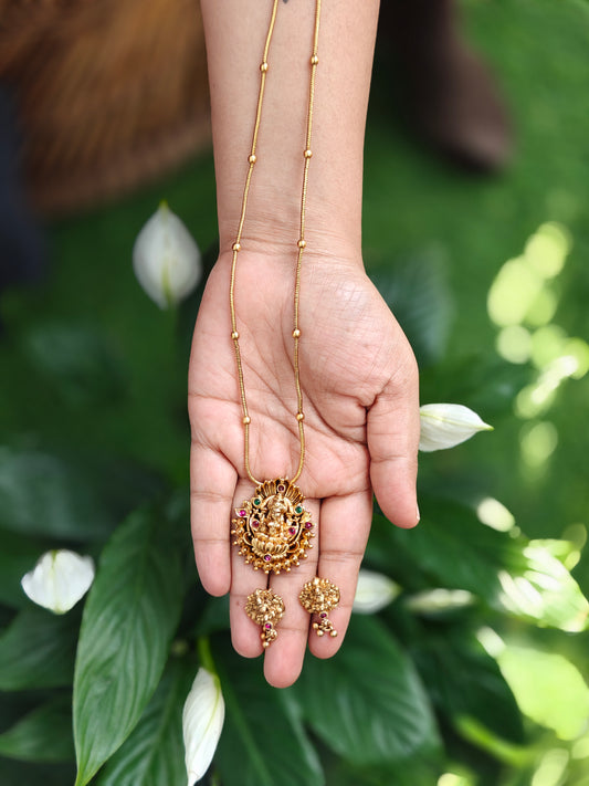 Padmasana Lakshmi Pendant