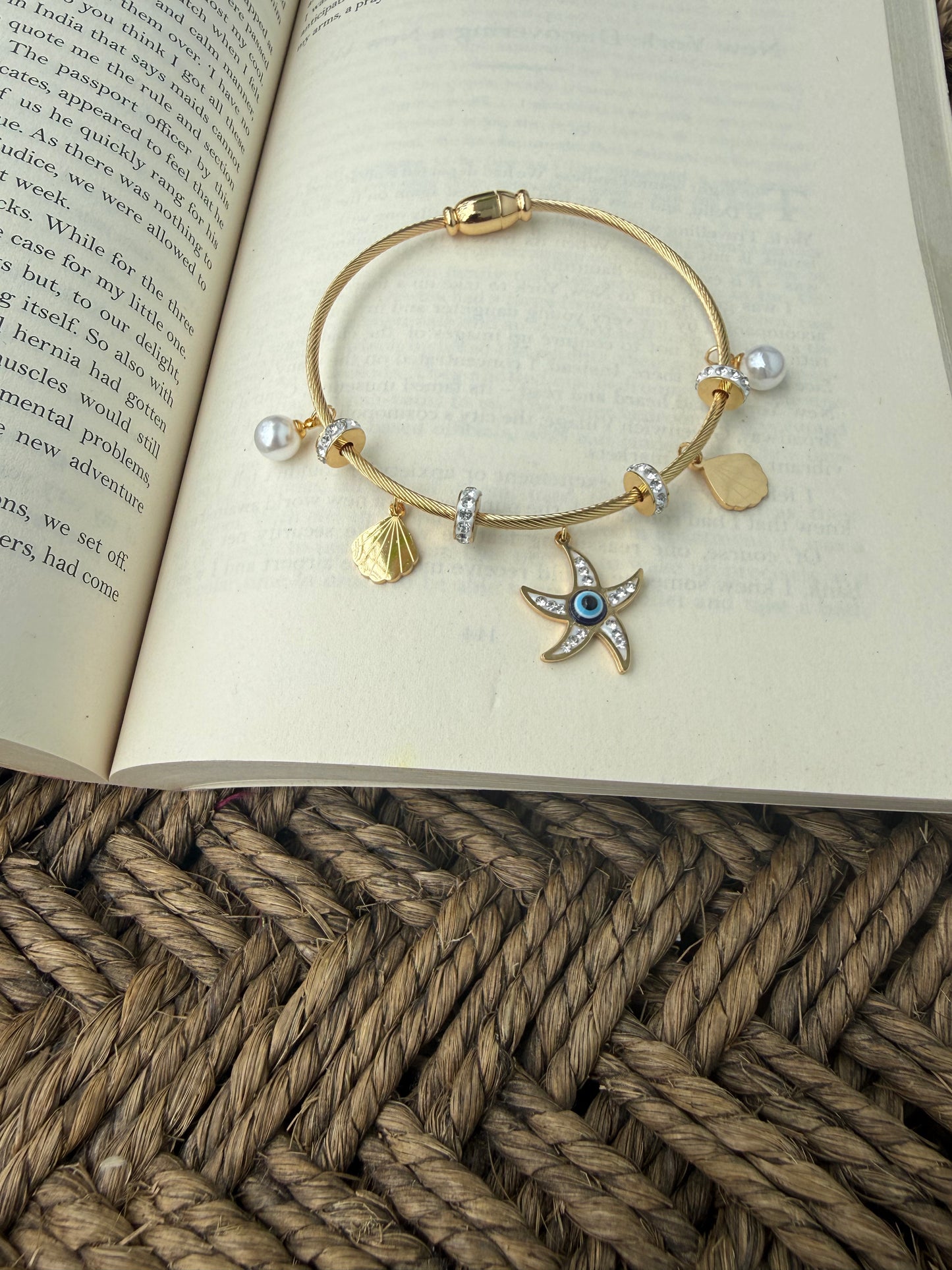 The Sea Star Evil Eye Bracelet