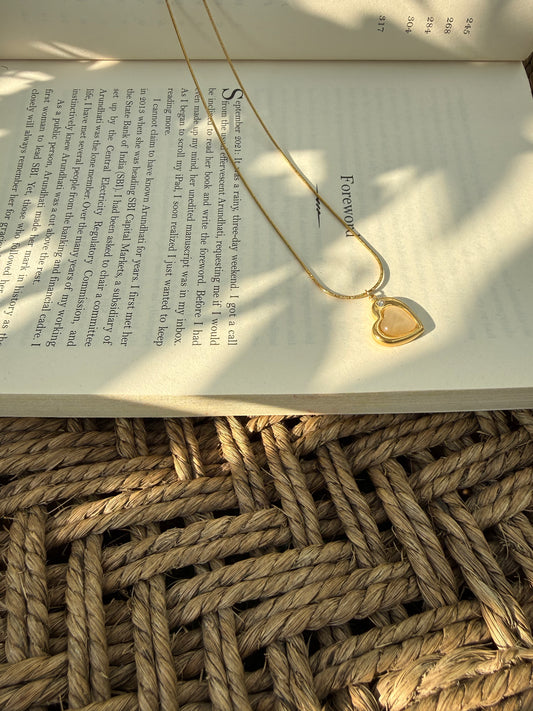 Soft Heart Pendant Necklace