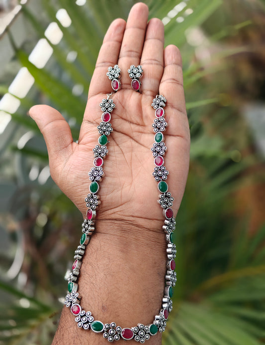 Florette Oxidised Necklace