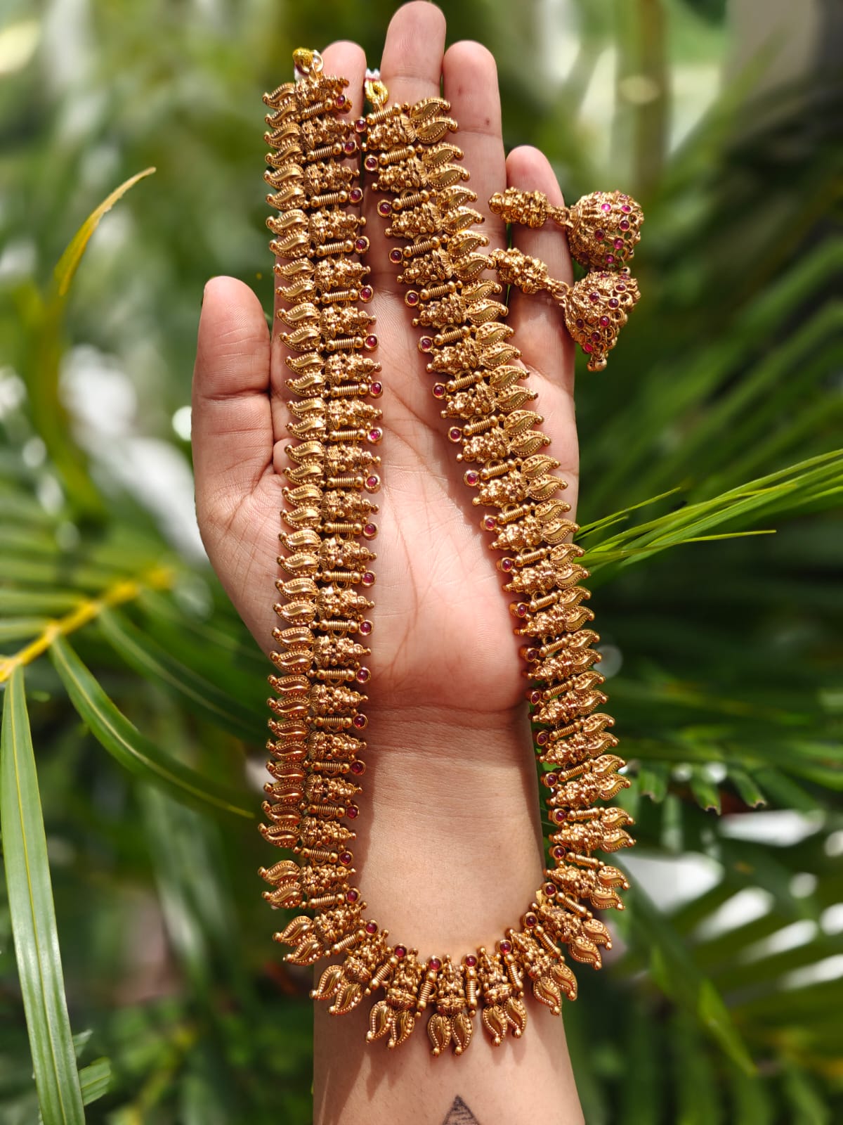 Antique Peacock Haaram